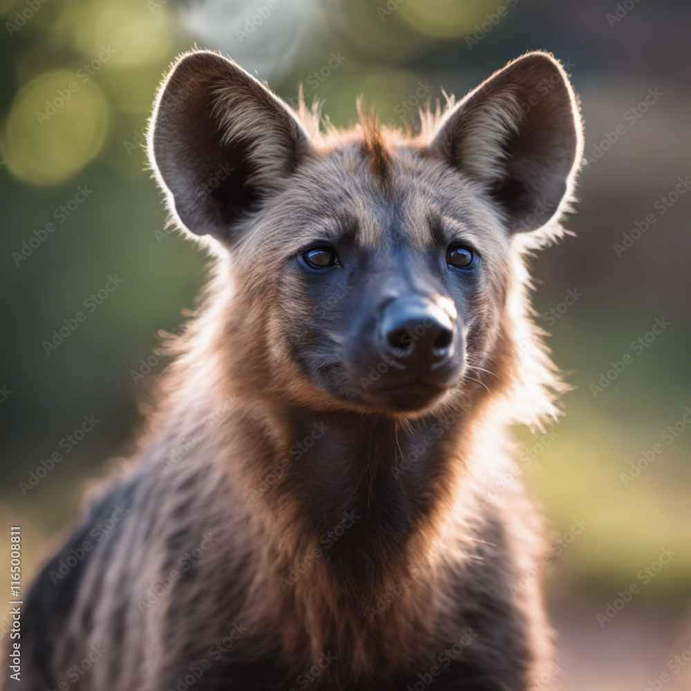 Hyena Dog Closeup Hyena Dog Closeup