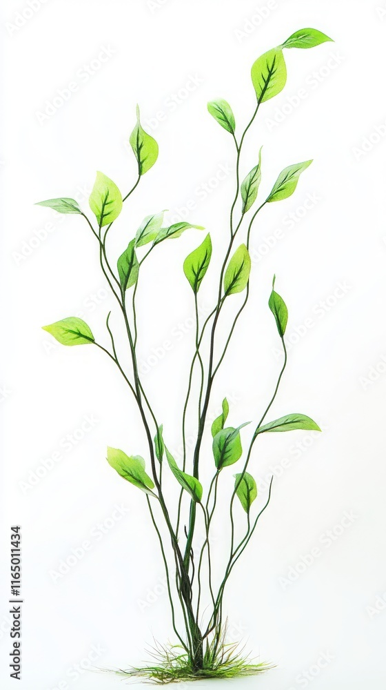 Fototapeta premium Stunning Green Plant Display: A Lush Botanical Masterpiece