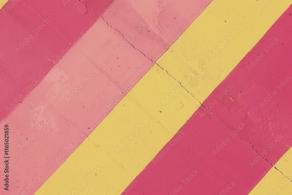 Obraz premium Vibrant colorful stripes urban environment digital art abstract design aerial view contemporary concept