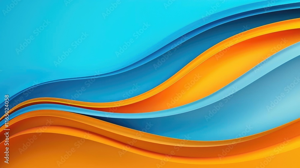 Noise abstract background idea. Vibrant waves of blue and orange create a dynamic and modern abstract background. Noise abstract background idea. Vibrant waves of blue and orange create a dynamic and modern abstract background.
