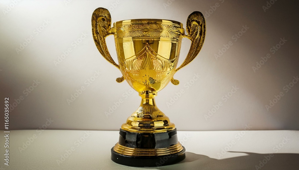 Raise your gold trophy to celebrate your triumph.  