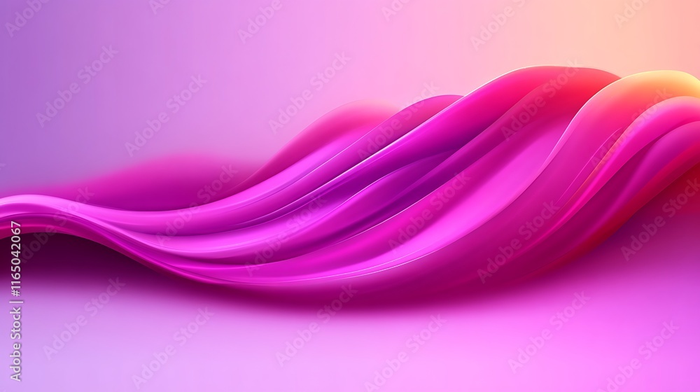 Abstract Pink Fluid Wave Design Background Abstract Pink Fluid Wave Design Background
