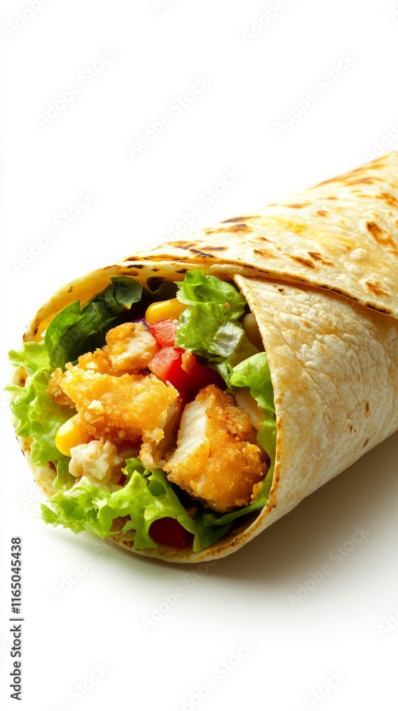 Scrumptious Chicken Wrap - A Flavorful and Healthy Meal Scrumptious Chicken Wrap - A Flavorful and Healthy Meal