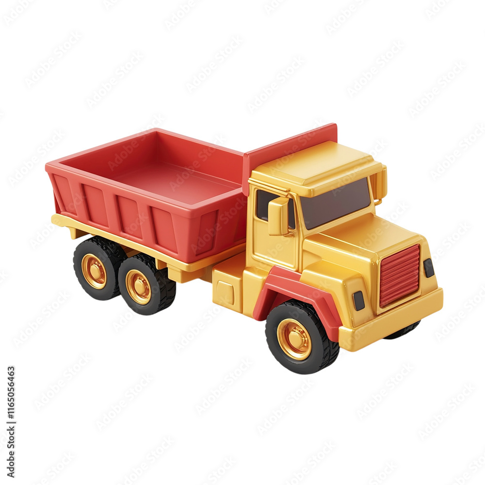 3D cartoon of a truck, Clipart Style, isolated on transparent background 3D cartoon of a truck, Clipart Style, isolated on transparent background