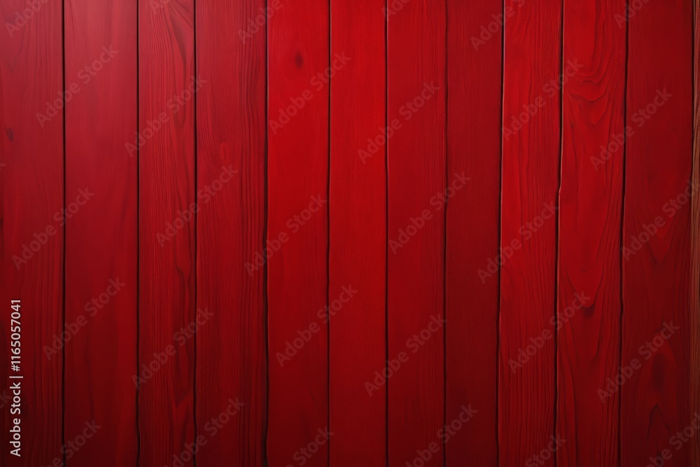 Fototapeta premium there is a red wood paneled wall with a white toilet