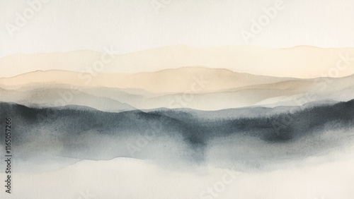 Abstract watercolor aesthetic horizontal background. Hand drawn vector splatter texture. Brush stroked painting pastel color watercolour