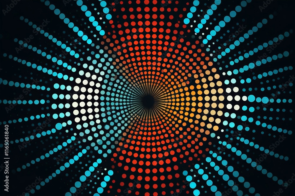 a close up of a colorful dotted background with a black background a close up of a colorful dotted background with a black background