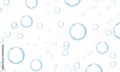 transparent drops of water. water bubbles