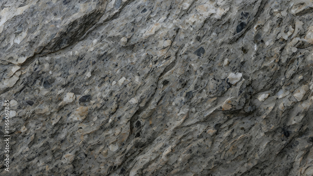 Close-Up of Granite Surface with Refined Rough Texture Close-Up of Granite Surface with Refined Rough Texture
