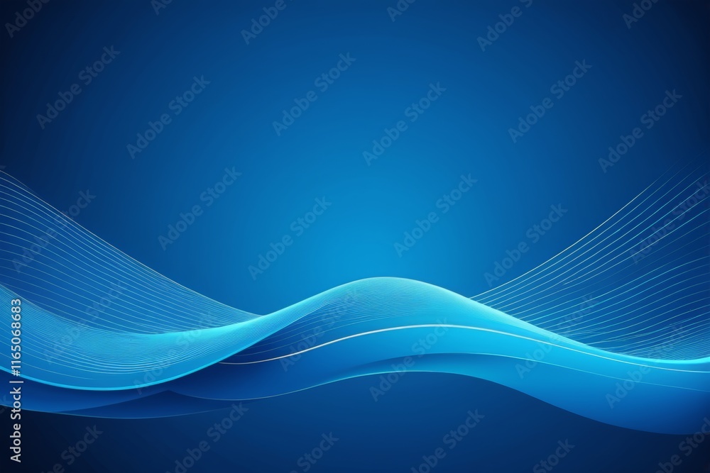 abstract blue wave background with a smooth line abstract blue wave background with a smooth line