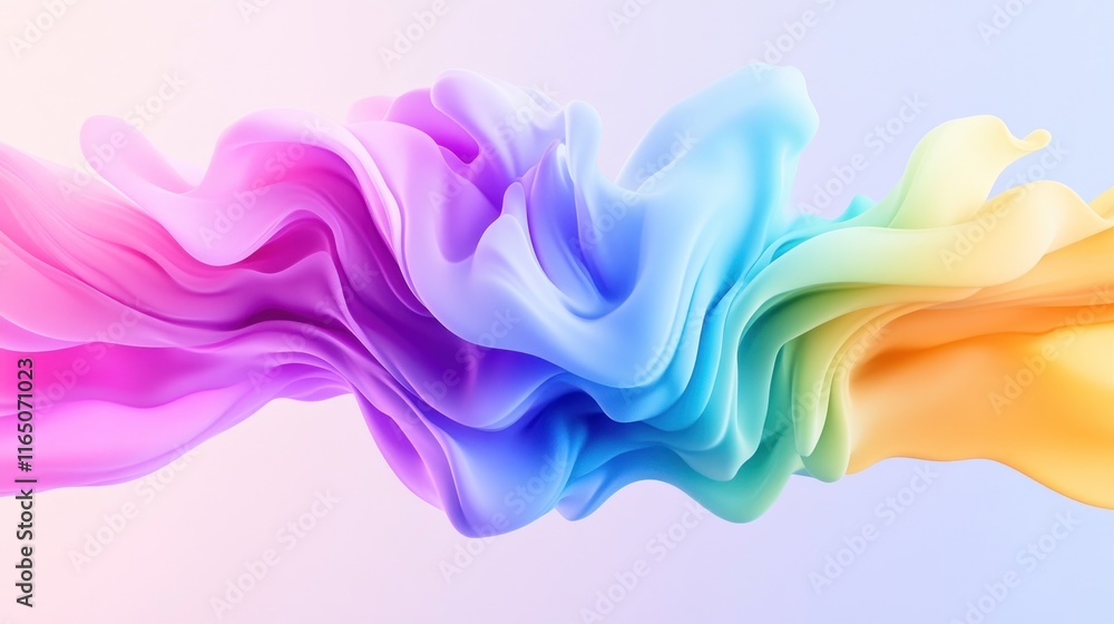Colorful abstract waves creating a dynamic visual flow. Colorful abstract waves creating a dynamic visual flow.
