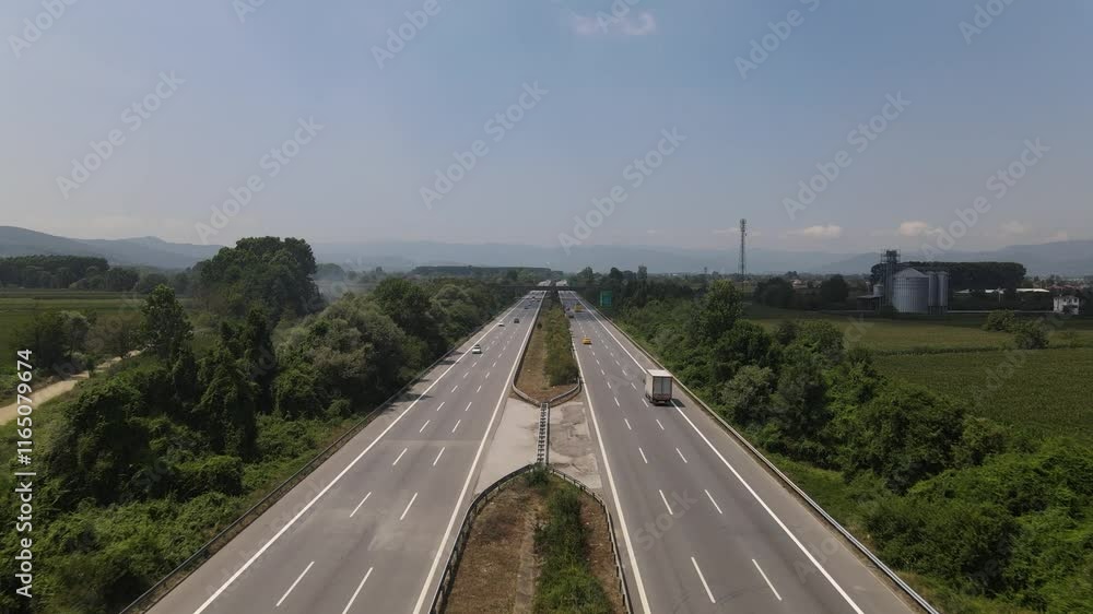 Hyperlapse Intercity Traffic