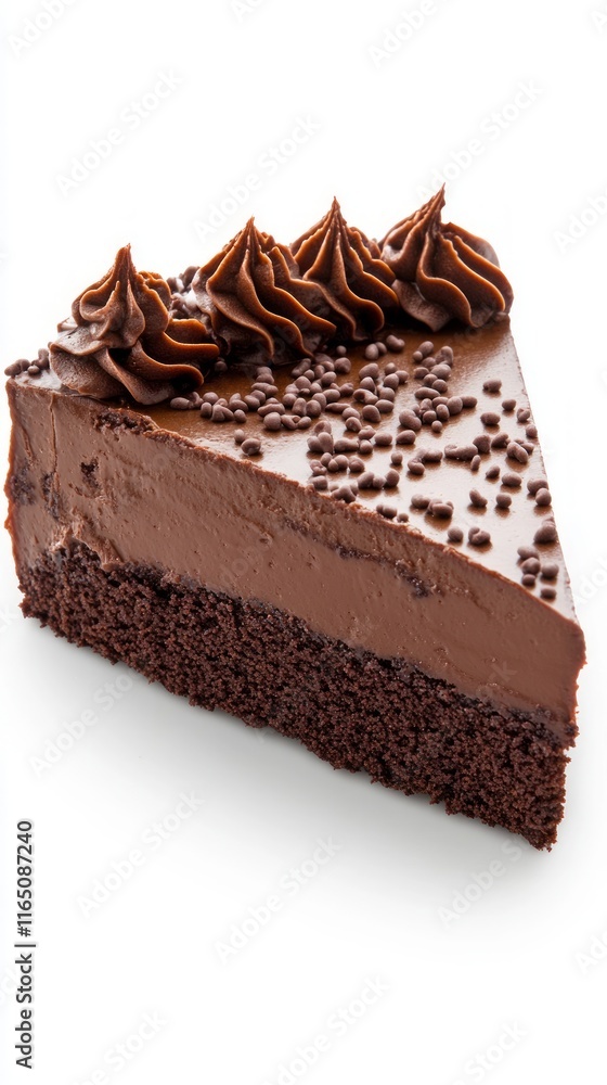 A Luxurious Chocolate Cake Slice: Indulge in Richness and Delight A Luxurious Chocolate Cake Slice: Indulge in Richness and Delight