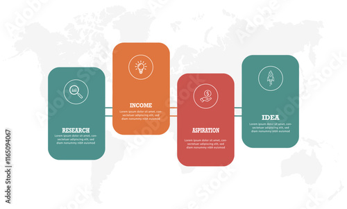 Minimal Modern Minimalist Business Infographics template.
