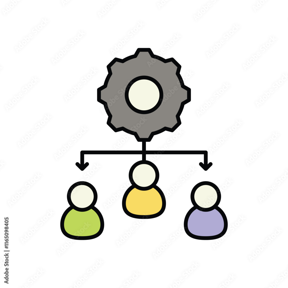 Crm icon isolated on a white background. Vector illustration. Crm icon isolated on a white background. Vector illustration.