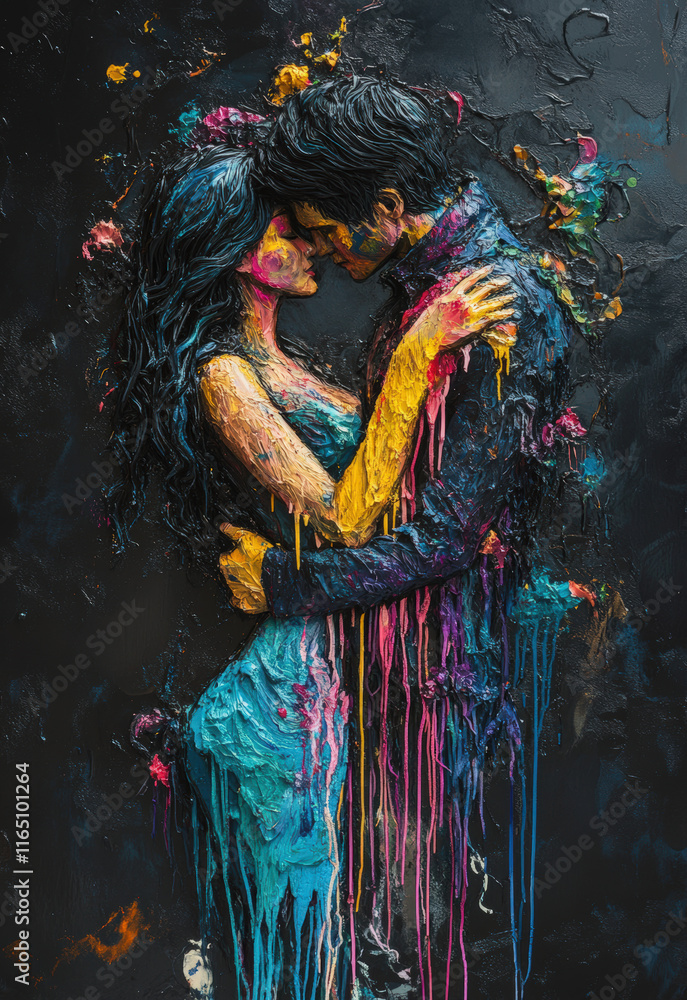 Fototapeta premium Abstract Romantic Art for Valentine’s Celebration