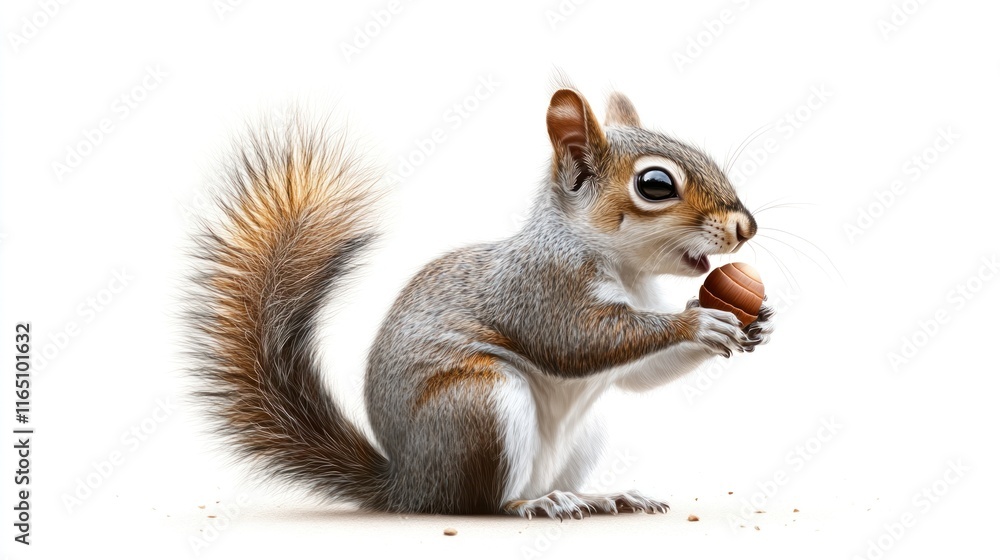 Cute Squirrel Eating a Nut Cute Squirrel Eating a Nut