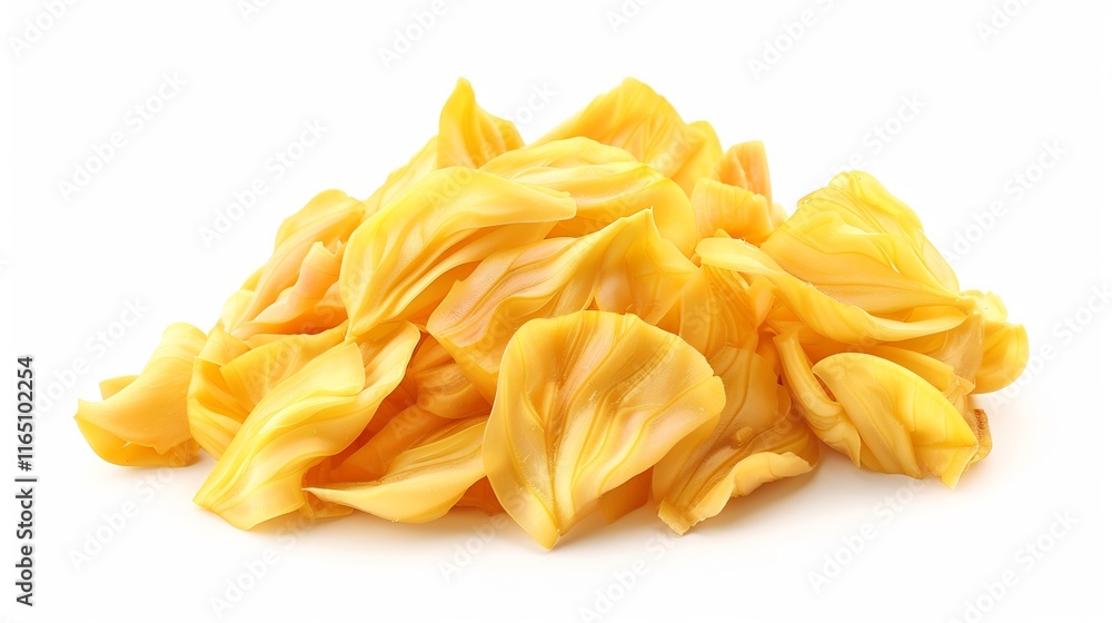 A Delicious Pile of Dried Jackfruit Chips A Delicious Pile of Dried Jackfruit Chips