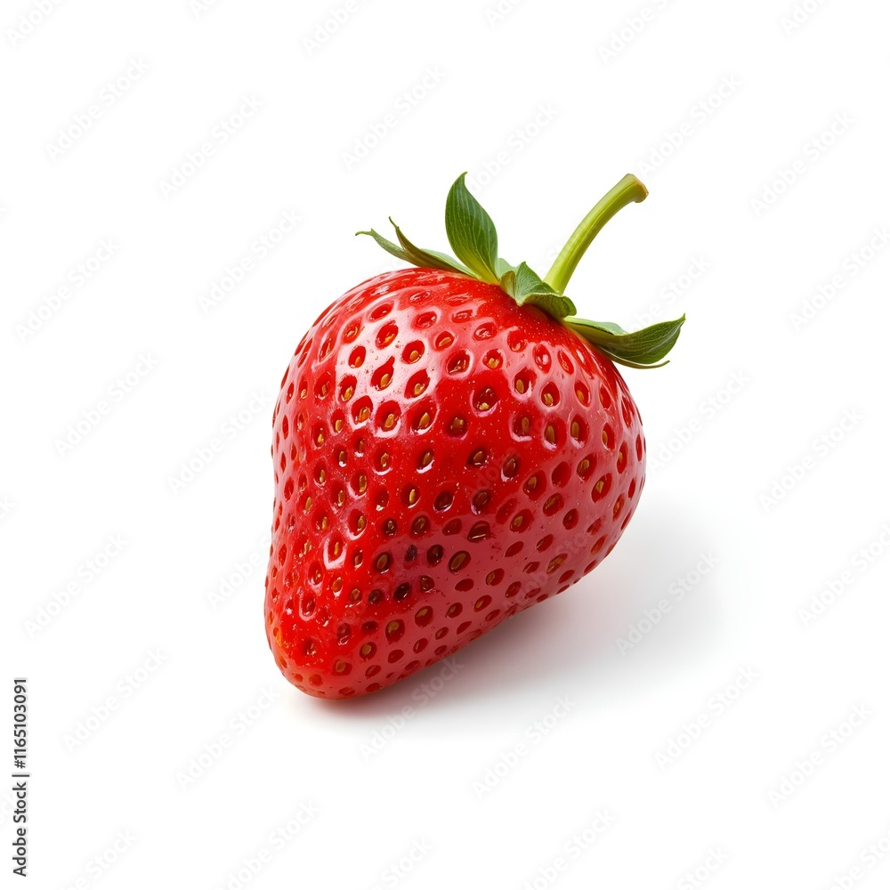 Red berry strawberry isolated on white background Red berry strawberry isolated on white background