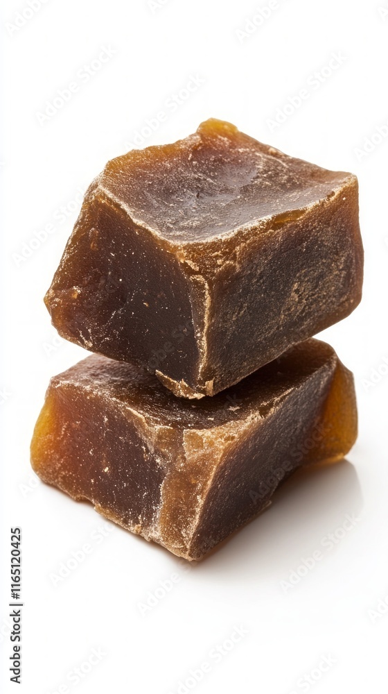 Close-up of a Stacked Brown Sweet Treat Close-up of a Stacked Brown Sweet Treat