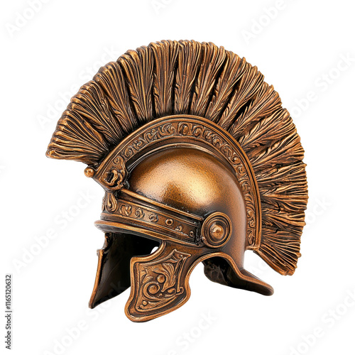 Ornate Roman Helmet with Bronze Finish photo