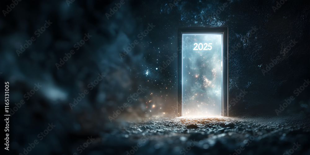 2025 New Year on a room Light Piercing Darkness at the End of the World 2025 New Year on a room Light Piercing Darkness at the End of the World