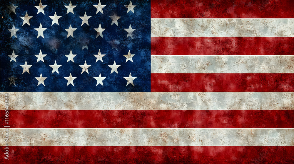 American flag displayed for Memorial Day, 4th of July, and Labor Day. American flag displayed for Memorial Day, 4th of July, and Labor Day.
