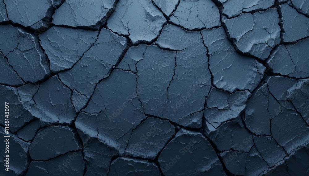 blue cracked dry earth with textured soil surface background, showing signs of drought and arid conditions blue cracked dry earth with textured soil surface background, showing signs of drought and arid conditions