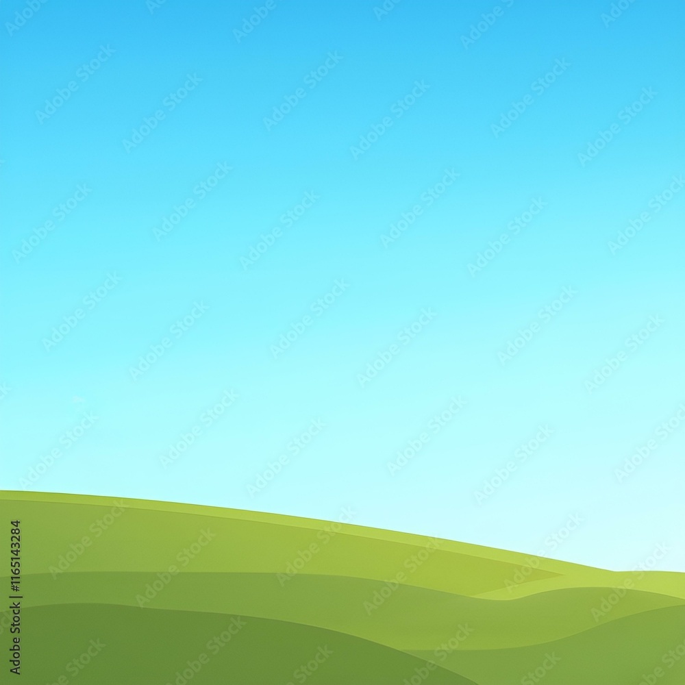 Fototapeta premium field and blue sky