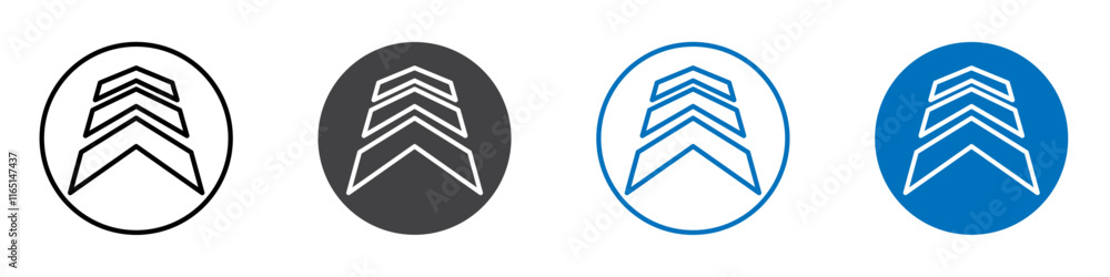 Arrows icon flat editable icon mark set. Arrows icon flat editable icon mark set.