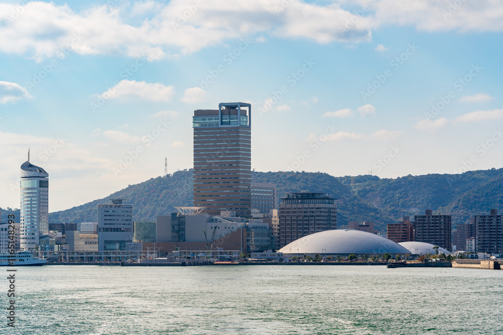 Fototapeta premium サンポート高松の景色