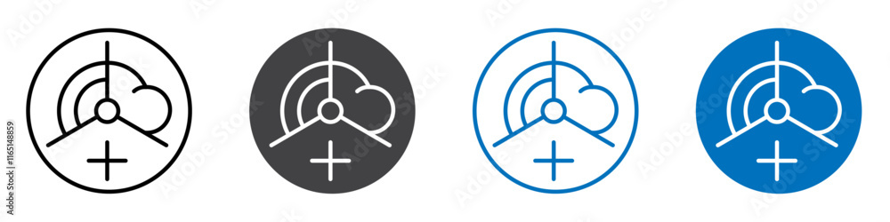 Chronus icon flat editable icon mark set. Chronus icon flat editable icon mark set.