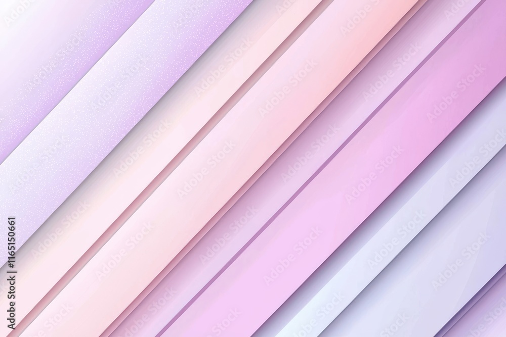 Fototapeta premium Pastel Pink and Purple Diagonal Stripes Background