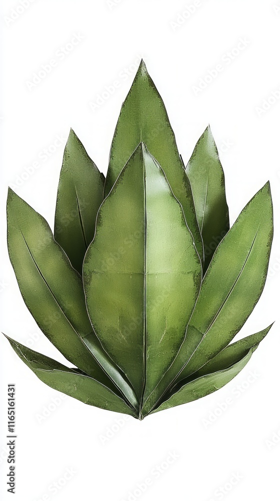 Obraz premium Stunning Green Plant Leaves Design - A Tropical Oasis