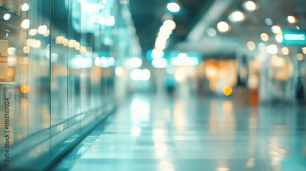 Abstract Blurred Interior of Modern Shopping Mall with Soft Focus Abstract Blurred Interior of Modern Shopping Mall with Soft Focus