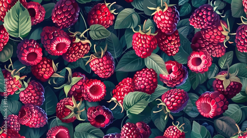 raspberry seamless pattern wallpaper raspberry seamless pattern wallpaper