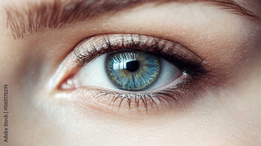 Fototapeta premium Futuristic Eye Imagery Representing Innovative AI Concepts