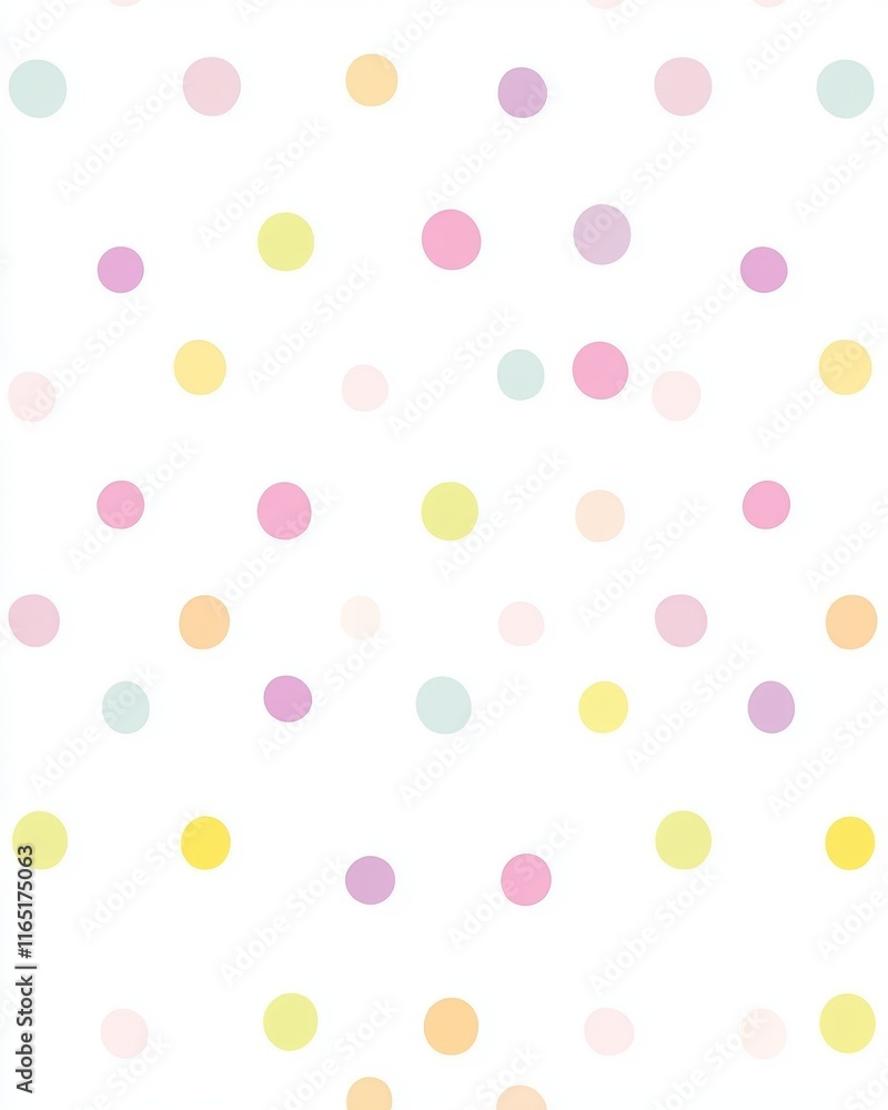 Pastel Polka Dot Pattern Pastel Polka Dot Pattern