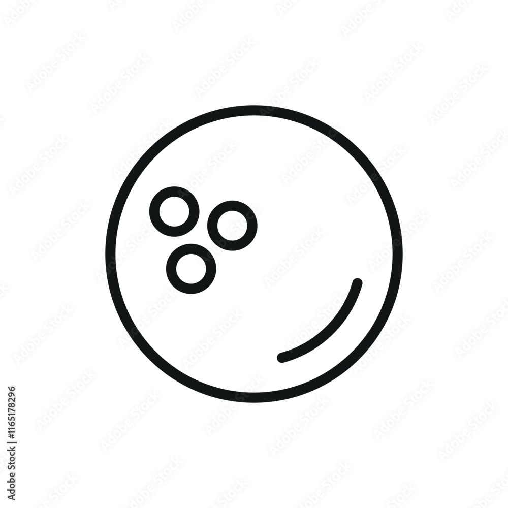 Bowling Ball Icon features a sleek and energetic design, perfect for representing bowling alleys, sports clubs, or recreational activities Bowling Ball Icon features a sleek and energetic design, perfect for representing bowling alleys, sports clubs, or recreational activities
