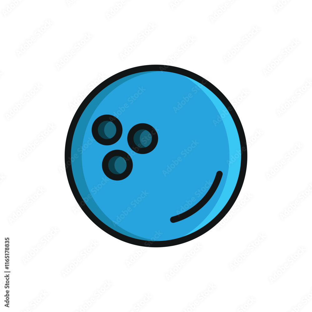 Bowling Ball Icon features a sleek and energetic design, perfect for representing bowling alleys, sports clubs, or recreational activities Bowling Ball Icon features a sleek and energetic design, perfect for representing bowling alleys, sports clubs, or recreational activities