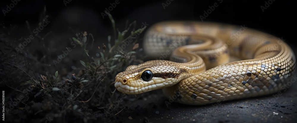 Fototapeta premium close up of a snake