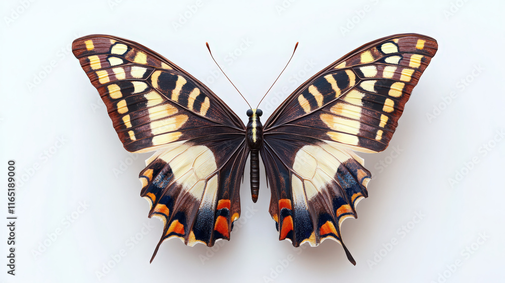 butterfly on white background butterfly on white background