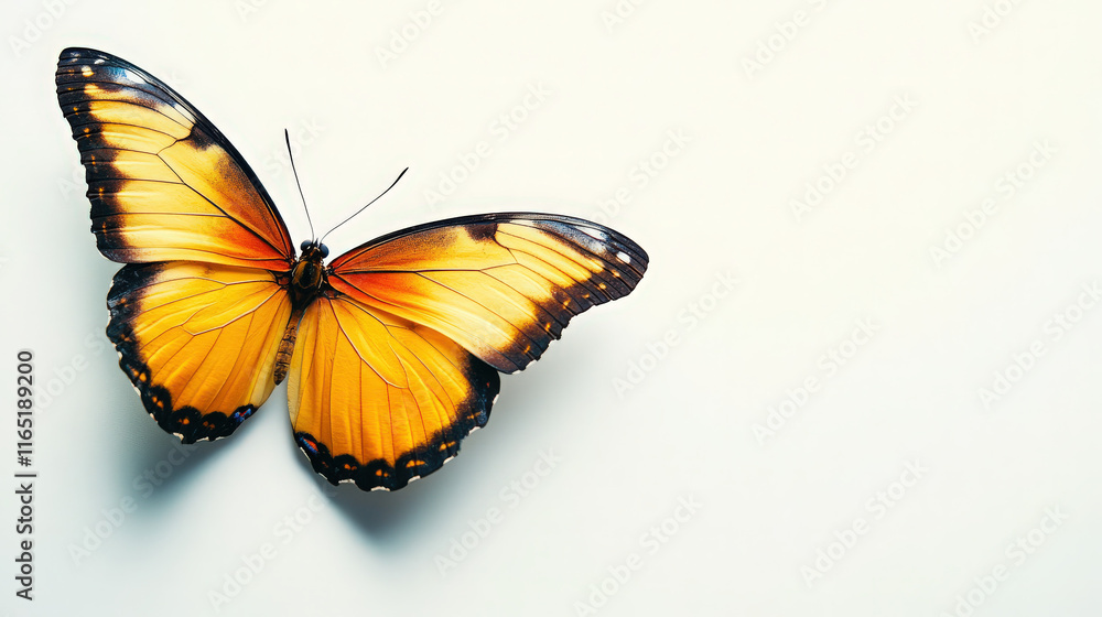 Obraz premium butterfly on white background 