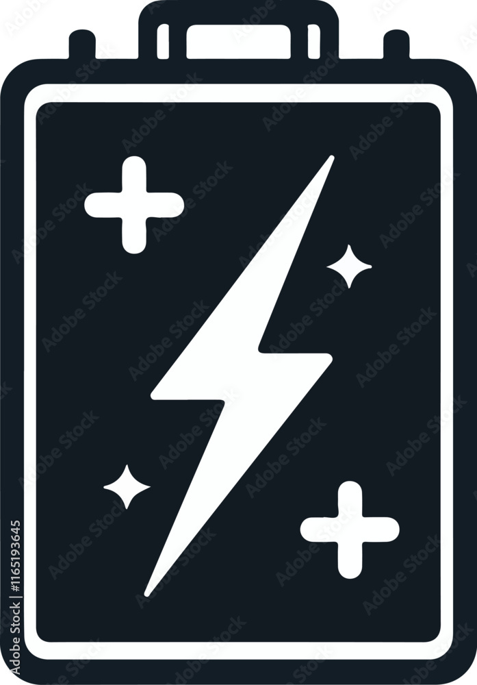 Obraz premium battery vector