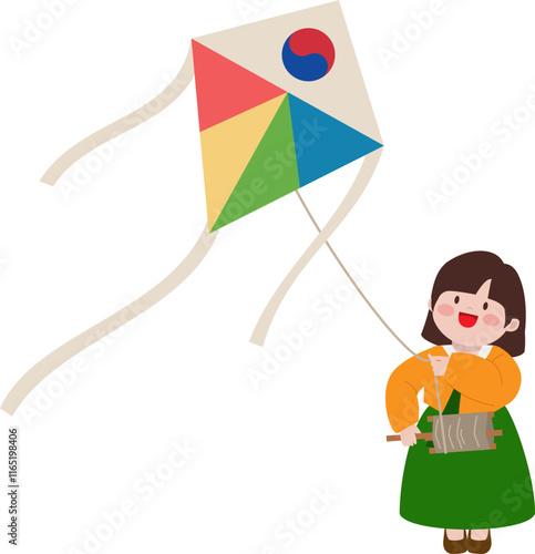 한국 전통 놀이 - 연날리기