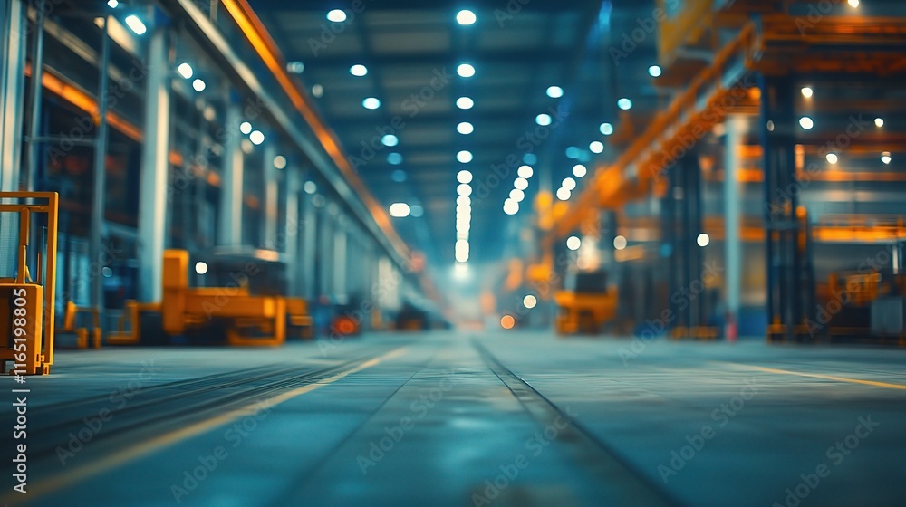 Industrial Area with Blurred Backgrounds and Steel Structures Industrial Area with Blurred Backgrounds and Steel Structures