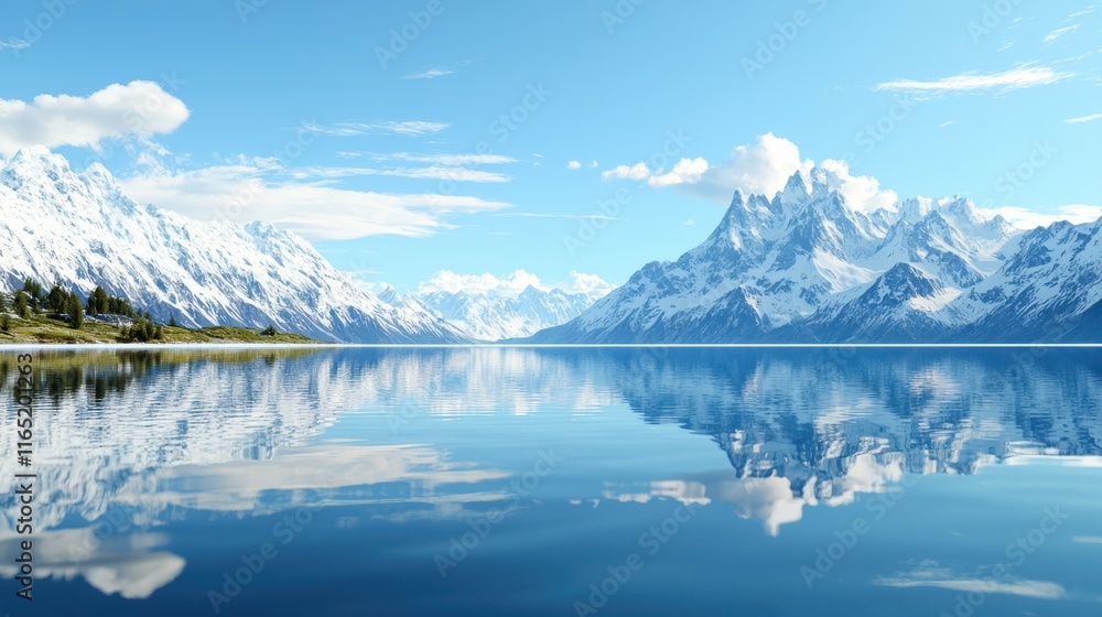 Majestic mountain reflections serene lake landscape nature photography bright blue sky tranquil viewpoint scenic beauty Majestic mountain reflections serene lake landscape nature photography bright blue sky tranquil viewpoint scenic beauty