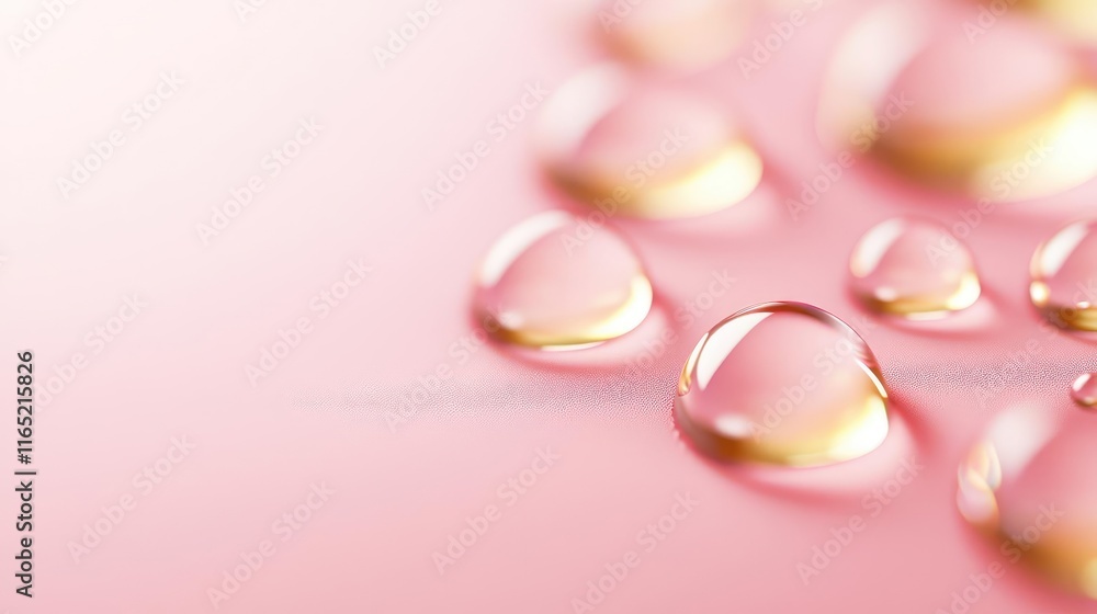 Droplets abstract background idea. Close-up of water droplets on a pink surface, creating a refreshing and vibrant atmosphere. Droplets abstract background idea. Close-up of water droplets on a pink surface, creating a refreshing and vibrant atmosphere.
