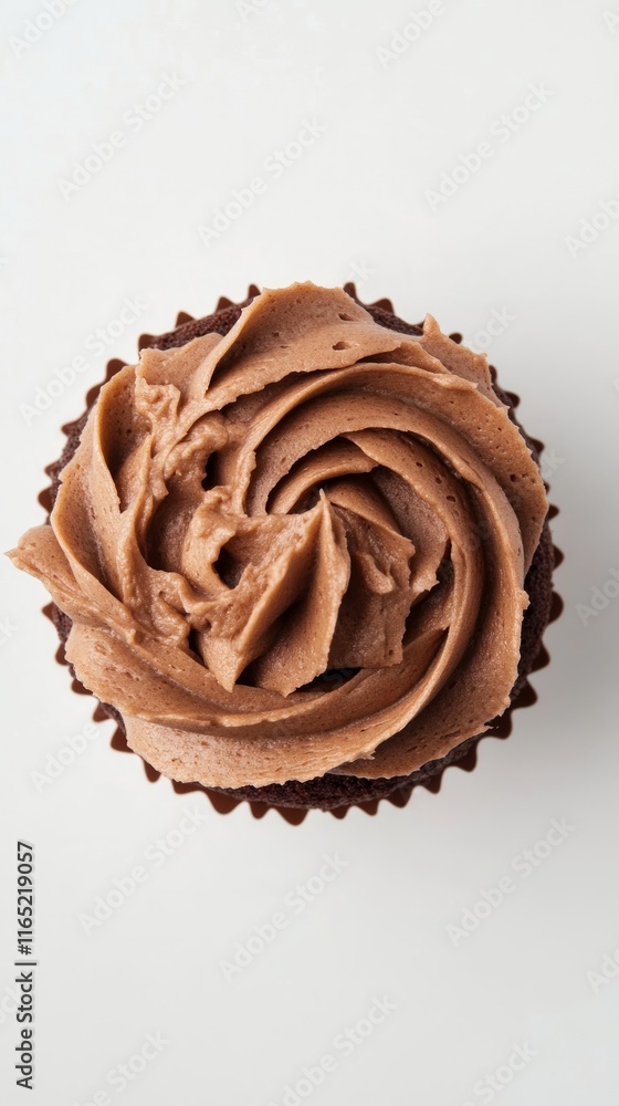 A Delectable Chocolate Cupcake, Perfectly Frosted and Ready to Indulge. A Sweet Treat for a Special Occasion or Just a Simple Delight. A Delectable Chocolate Cupcake, Perfectly Frosted and Ready to Indulge. A Sweet Treat for a Special Occasion or Just a Simple Delight.