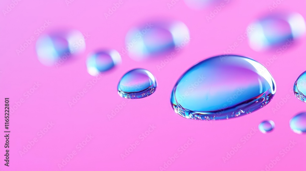 Droplets abstract background idea. Bright and colorful water droplets on a soft pastel surface, creating a refreshing look. Droplets abstract background idea. Bright and colorful water droplets on a soft pastel surface, creating a refreshing look.